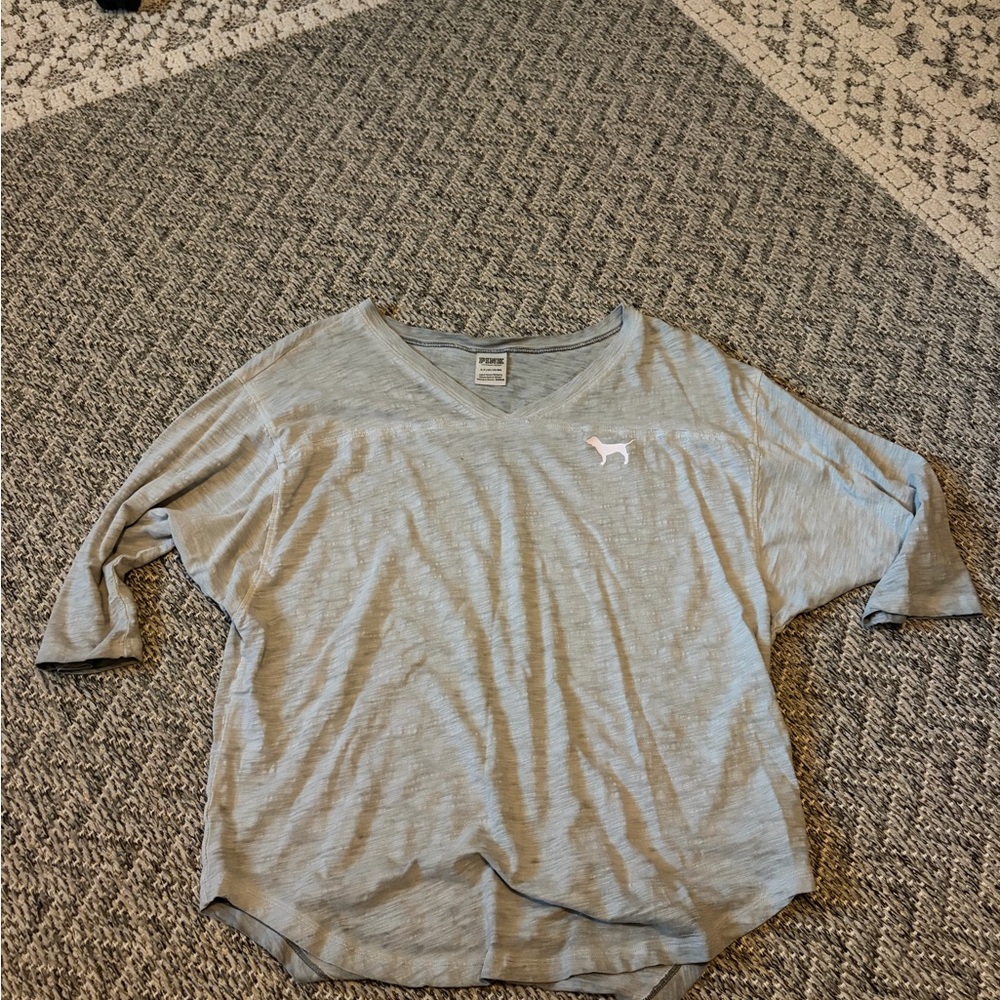 PINK Victoria's Secret Heather Gray Top